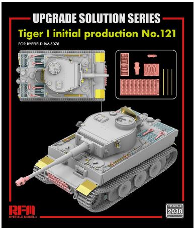 Rye Field Model 2038 1/35 TIGER I 121# initial production UPGRADE SOLUTION SERIES