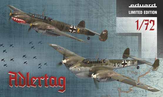 Eduard 2132 1/72 Adlertag Bf 110C/D in the Battle of Britain - Limited Edition