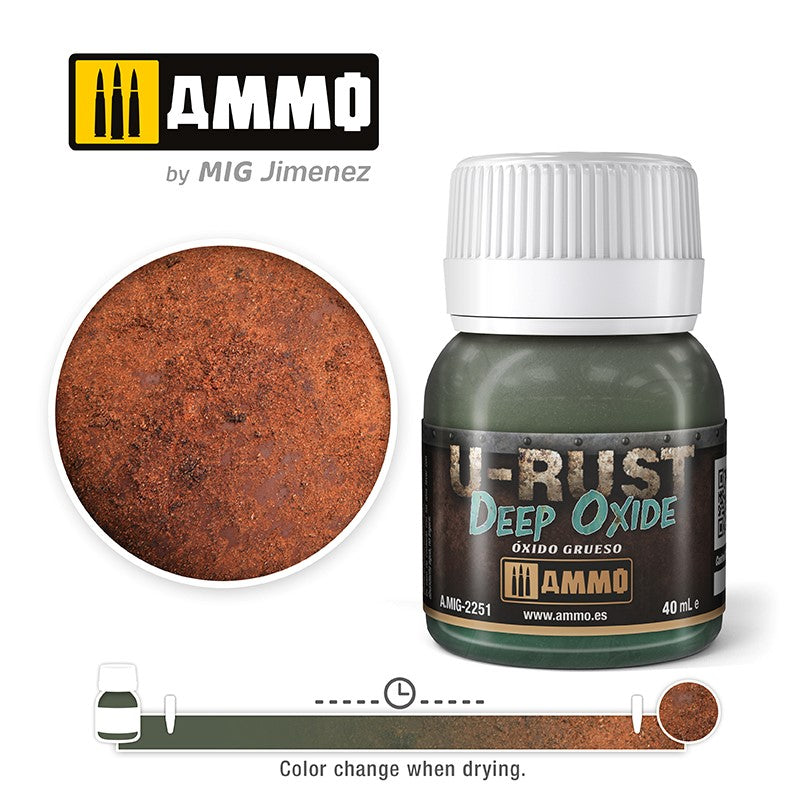 AMMO by Mig 2251 U-RUST Deep Oxide - 40ml