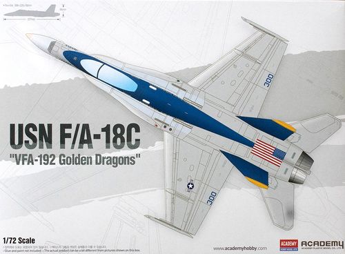 Academy 12564 1/72 USN F/A-18C VFA-192 "Golden Dragons"