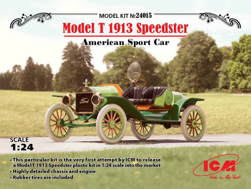 ICM 24015 1/24 Model T 1913 Speedster, American Sport Car