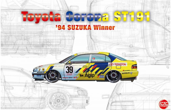 NuNu 24020 1/24 Toyota Corona ST191 1994 International Suzuka 500km Winner