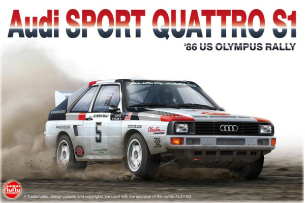 NuNu 24023 1/24 Audi Quattro Sport S1 '86 Olympus Rally