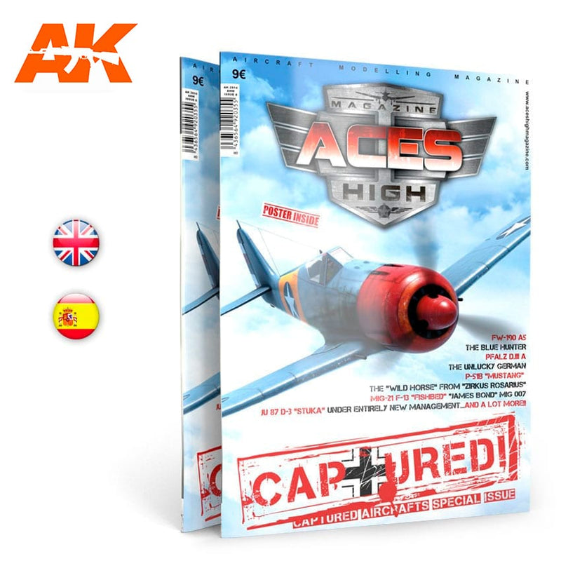AK Interactive 2914 Issue 8. A.H. CAPTURED - English