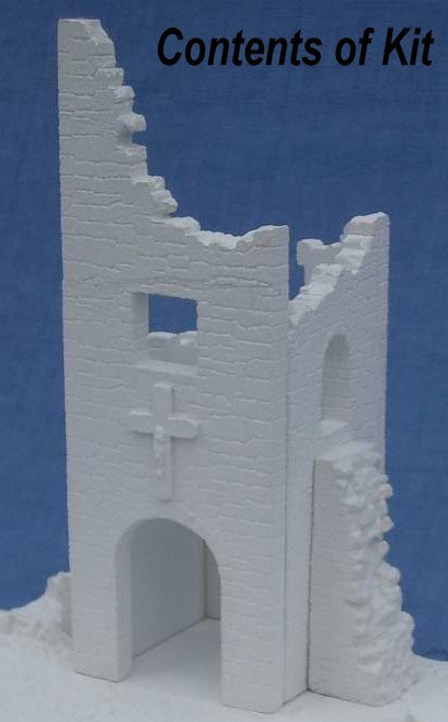 RT DIORAMA 35182 1/35 Burg-Turm Ruine (Upgraded Ceramic Version)