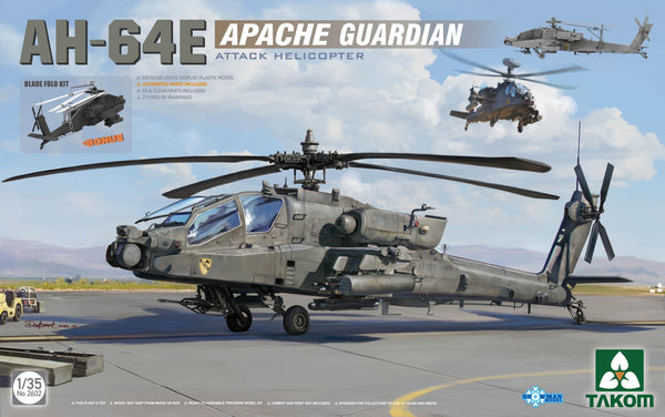Takom 2602 1/35  AH-64E Apache Guardian Attack Helicopter