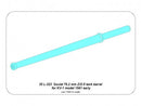 ABER 35L323 1/35 76,2mmZiS-5 Barrel for Soviet KV-1 Heavy Tank