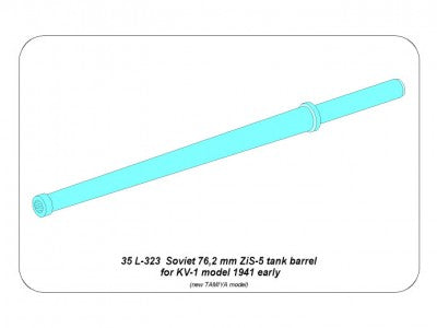 ABER 35L323 1/35 76,2mmZiS-5 Barrel for Soviet KV-1 Heavy Tank