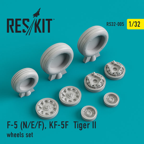 Res/Kit 320005 1/32 F-5 (N/E/F), KF-5F Tiger II Wheel Set