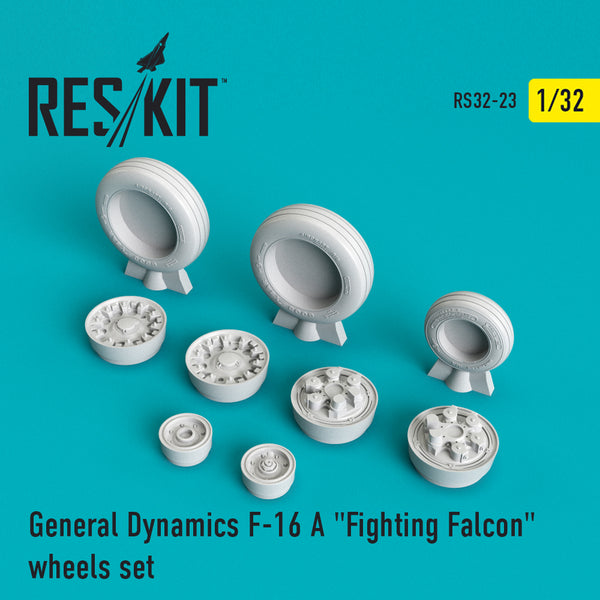 Res/Kit 320023 1/32 F-16(A) "Fighting Falcon" Wheel Set