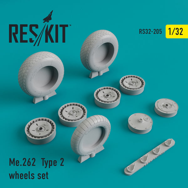Res/Kit 320205 1/32 Me-262 Type 2 Wheel Set