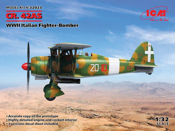 ICM 32023 1/32 CR.42AS WWII Italian Fighter Bomber
