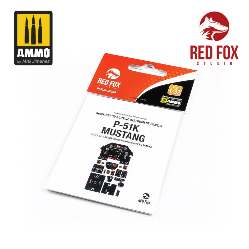 Red Fox 32039 1/32 P-51K Mustang (for Tamiya kit)