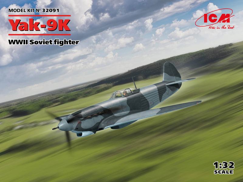 ICM 32091 1/32 Yak-9K WWII, Soviet fighter