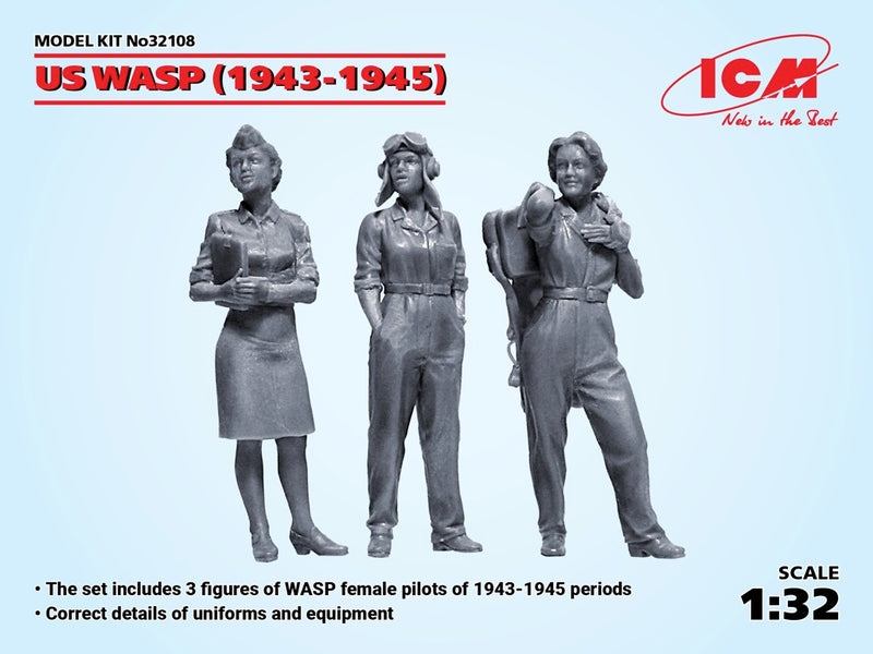 ICM 32108 1/32 US WASP Figures 1943-1945