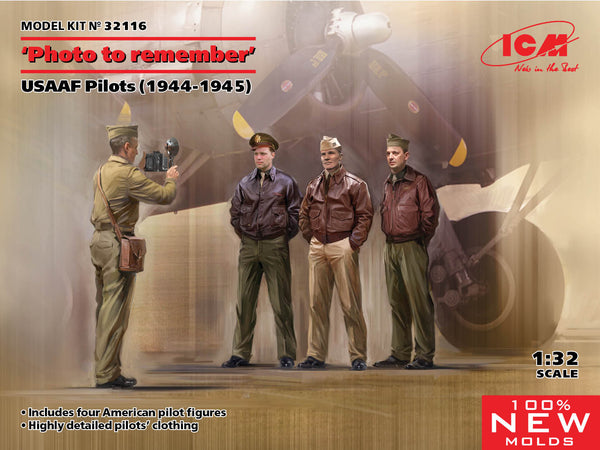 ICM 32116 1/32 ”Photo to remember” USAAF Pilots (1944-1945)