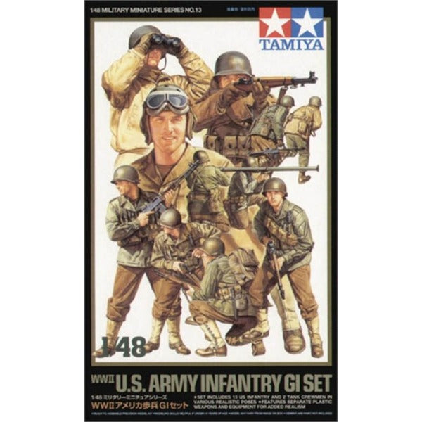 Tamiya 32513 1/48 WWII US Army Infantry GI Set