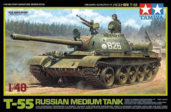 Tamiya 32598 1/48 T-55 Russian Medium Tank
