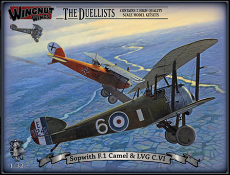 LAST CHANCE *** WINGNUT WINGS 32803 1/32 "The Duellists" Sopwith F.1 Camel & LVG C.VI - contains 2 models