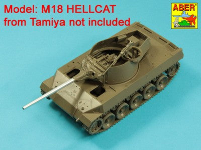 ABER 35L325 1/35 76mm M1A1 Barrel for M18 Hellcat U.S. Tank Destroyer