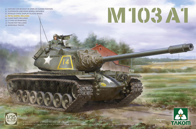 Takom 2139 1/35 M103 A1 US Heavy Tank