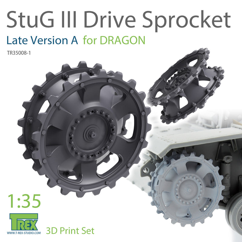 T-Rex 35008-1 1/35 StuG.III Sprocket Set (Late Version A) for Dragon