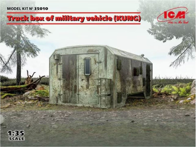 ICM 35010 1/35 Truck Box of Military Vehicle (KUNG)