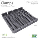 T-Rex 35010 1/35 Clamps for German Panzer Set 1