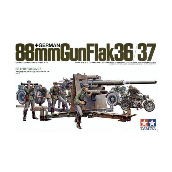 Tamiya 35017 1/35 German 88mm FLAK 36/37