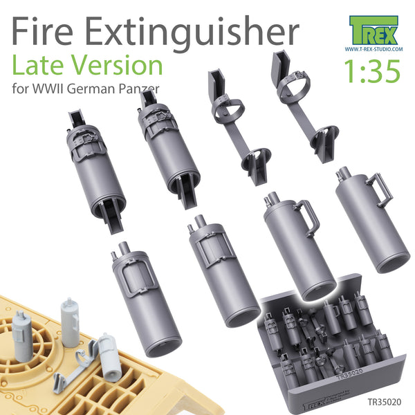 T-Rex 35020 1/35 Fire Extinguisher Late Version for WWII German Panzer