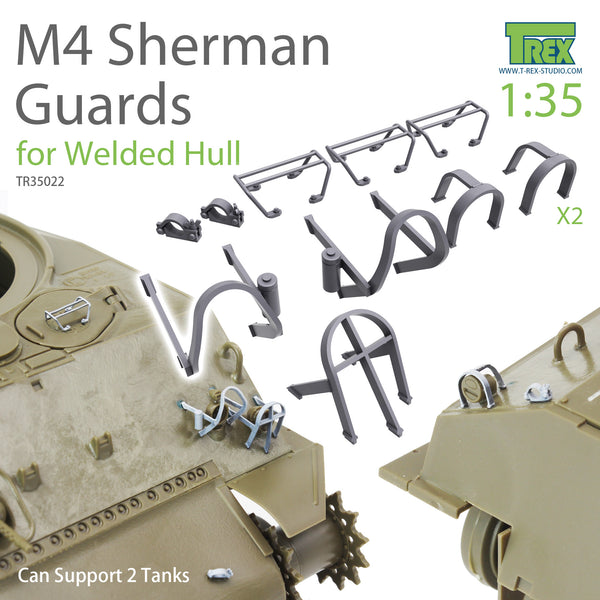 T-Rex 35022 1/35 M4 Sherman Guards Set (for Welded Hull)