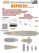 FlyHawk W35028 1/350 WWII Battlecruiser HMS Repulse Wooden Deck