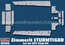 ATAK 35036 1/35 Zimmerit for Sturmtiger (AFV)