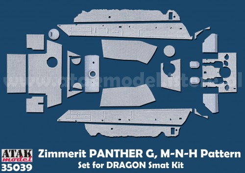 ATAK 35039 1/35 Zimmerit for Panther Ausf. G (Modell 2) Dragon