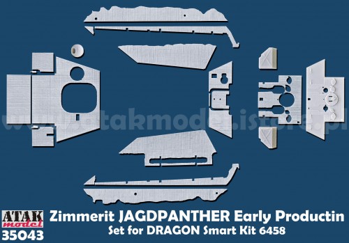 ATAK 35043 1/35 Zimmerit for Jagdpanther early (Dragon 6458)