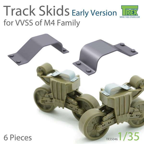 T-Rex 35046 1/35 Track Skids Set (Early Version) for M4 Family