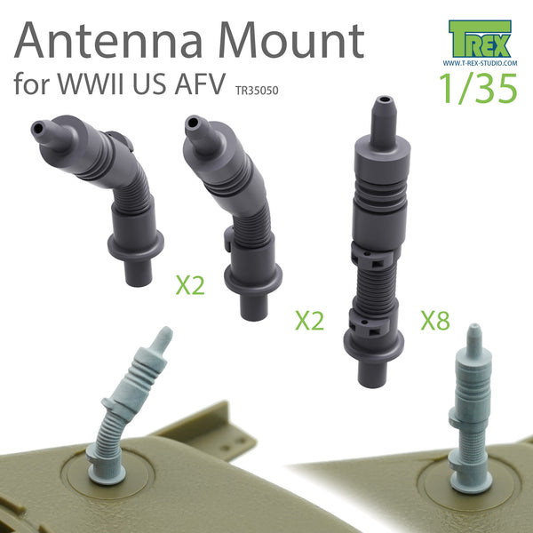 T-Rex 35050 1/35 Antenna Mount Set for WWII US AFV