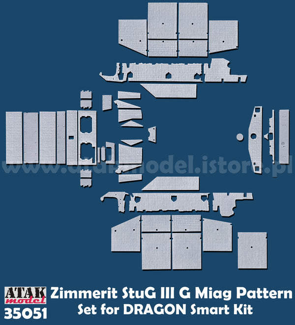 ATAK 35051 1/35 Zimmerit for StuG III Ausf. G MIAG (Dragon)
