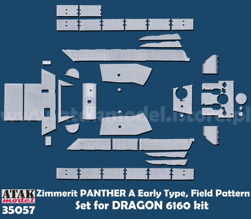 ATAK 35057 1/35 Zimmerit for Panther A for Dragon 6160