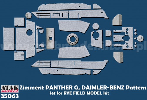 ATAK 35063 1/35 Zimmerit for Panther Ausf. G - for RFM
