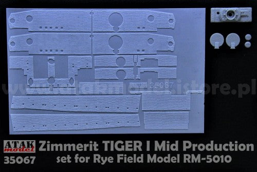 ATAK 35067 1/35 Zimmerit for Tiger I mid Production Rye Field