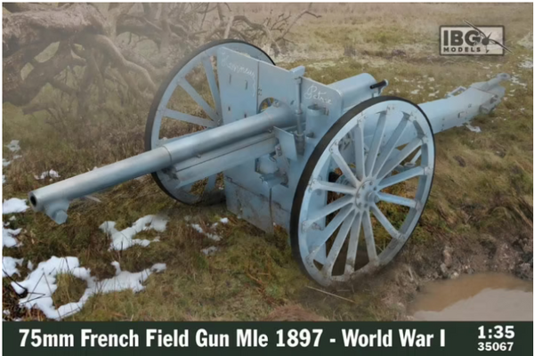 IBG 35067 1/35 75mm French Field Gun Mle 1897- WWI
