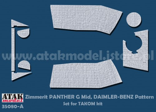 ATAK 35080-A 1/35 Zimmerit Panther G Mid DAIMLER-BENZ Pattern (Takom) 1/35