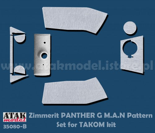 ATAK 35080-B 1/35 Zimmerit Panther G Mid M.A.N Pattern (Takom) 1/35
