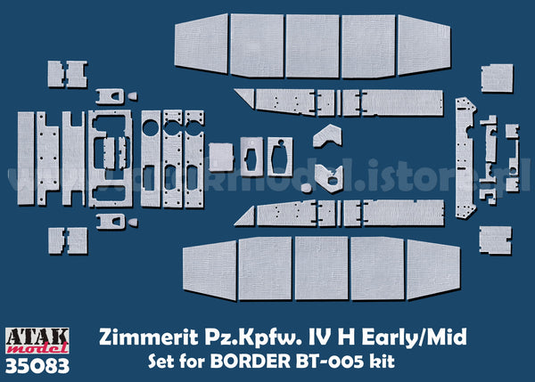 ATAK 35083 1/35 Zimmerit for Panzer IV Ausf. H (Border Model BT-005)