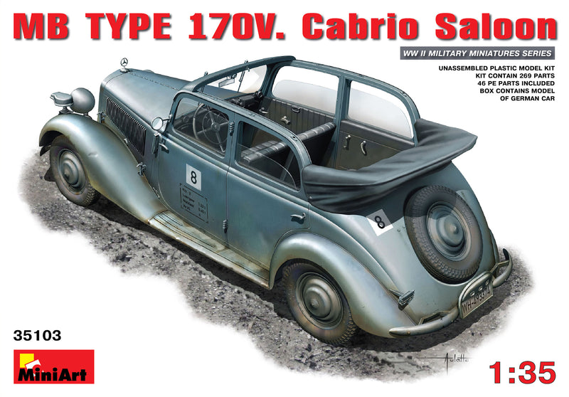 MiniArt 35103 1/35 MB Typ 170V. Cabrio Saloon