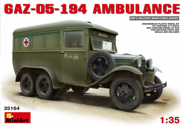 MiniArt 35164 1/35 GAZ-05-194 Ambulance