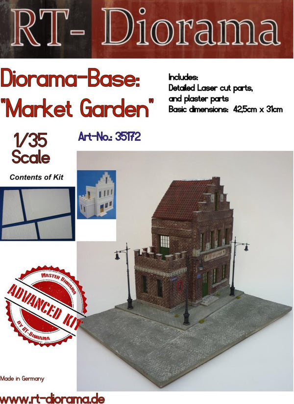 RT DIORAMA 35172  Diorama-Base: "Market Garden" (Upgraded Ceramic Version)