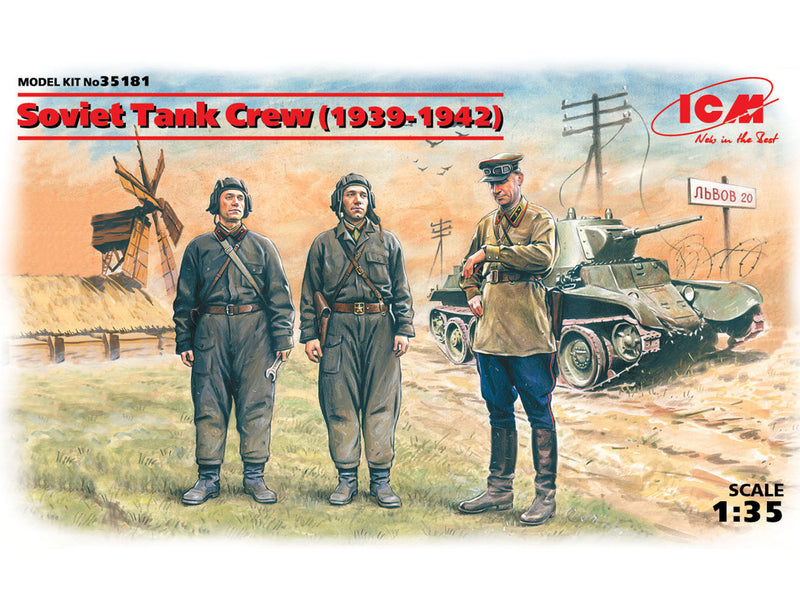 ICM 35181 1/35 Soviet Tank Crew (1939-1942)