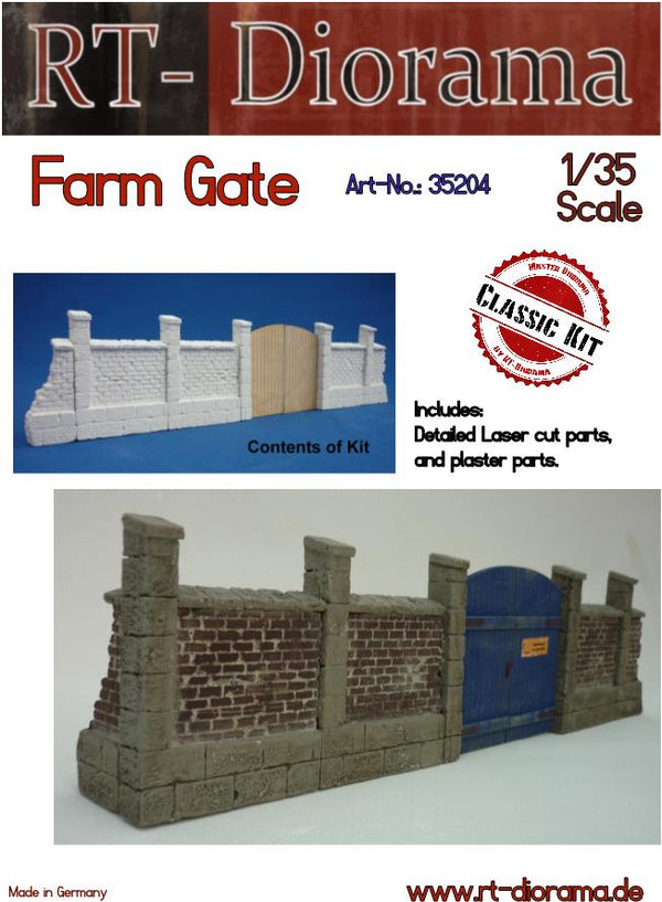 RT DIORAMA 35204 Farm Gate (Upgraded Ceramic Version)